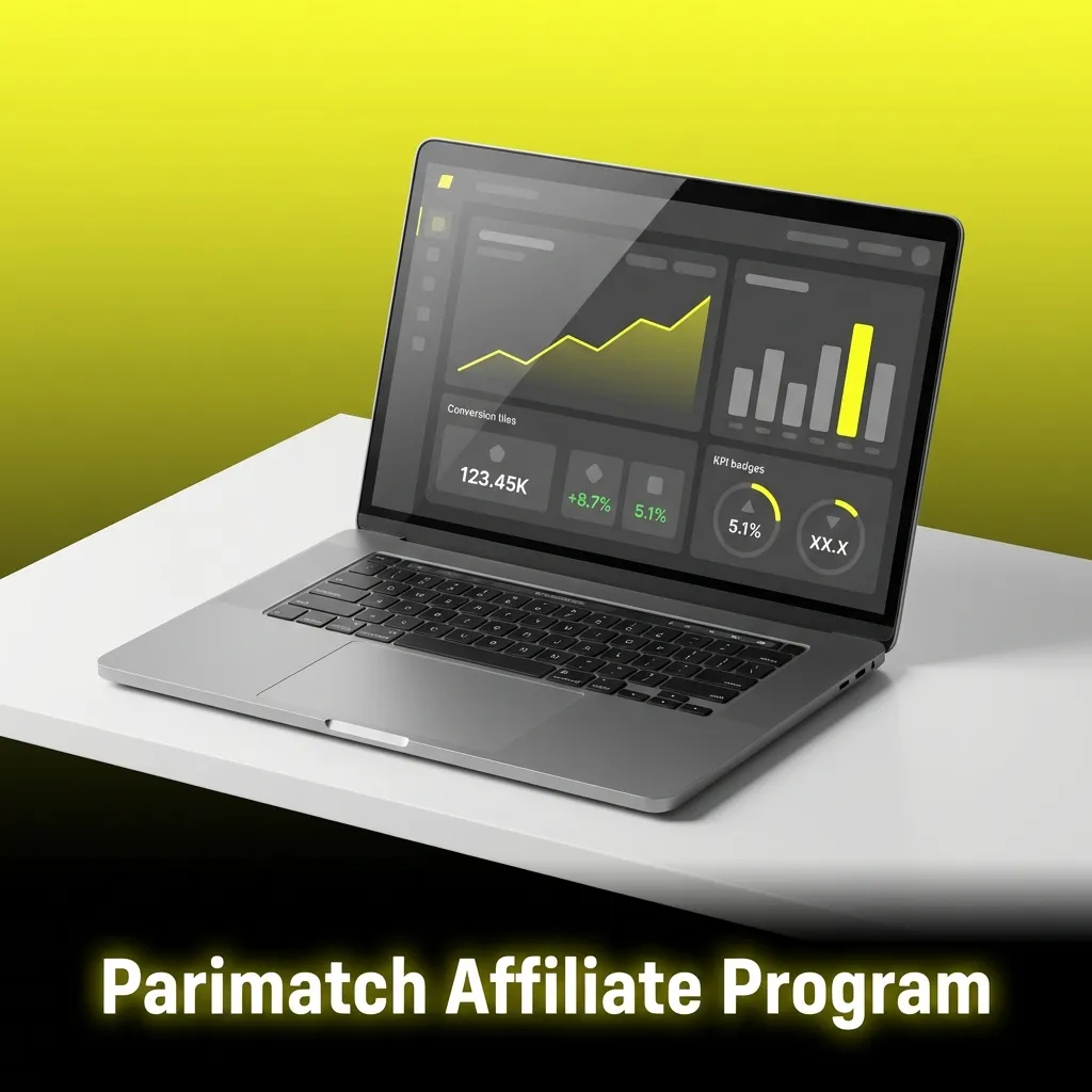 Parimatch Affiliate Program promotional graphic for earning commissions.