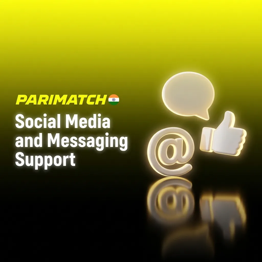 Parimatch customer support via Telegram and WhatsApp messaging apps.