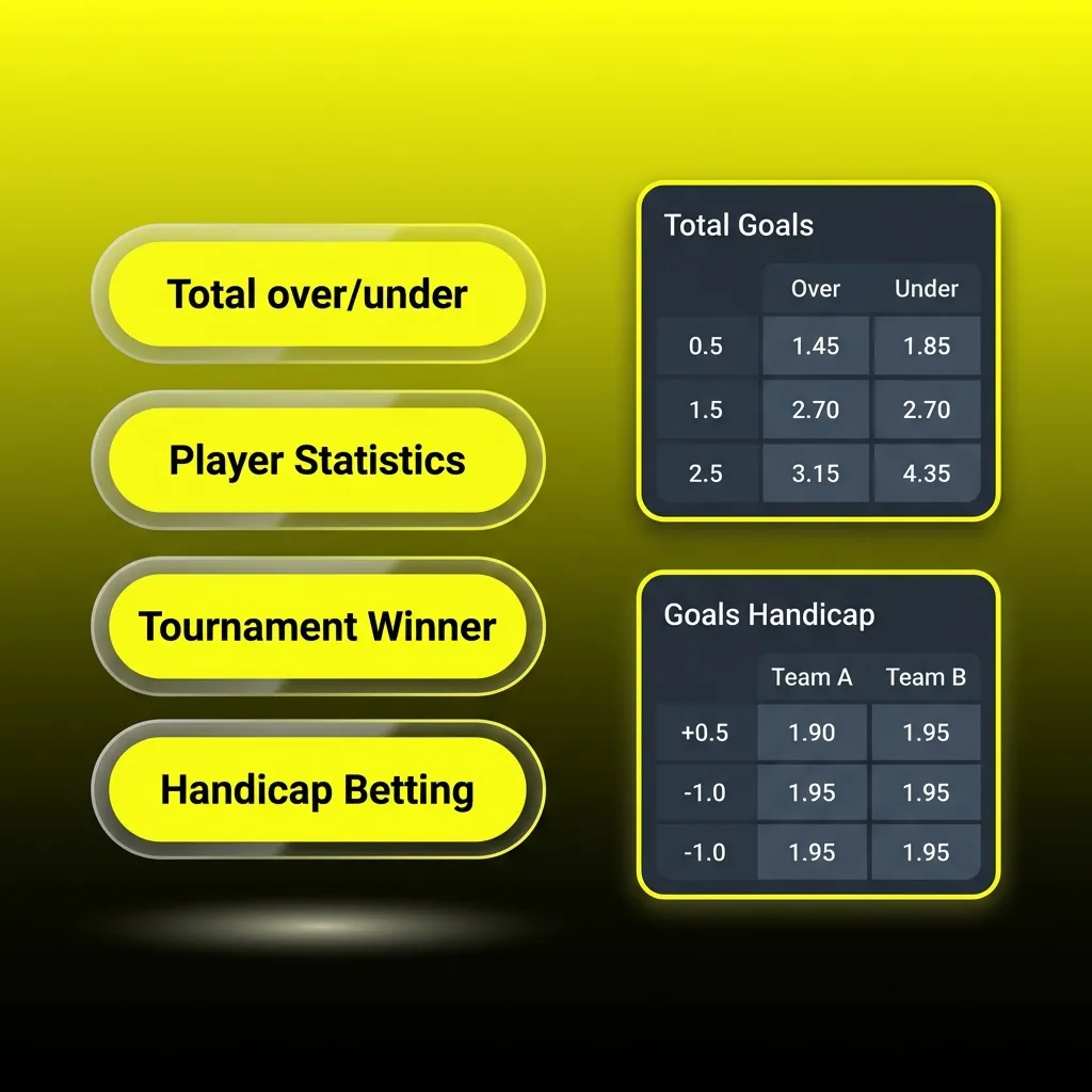 Infographic detailing Single, Express (Parlay), and System bets.