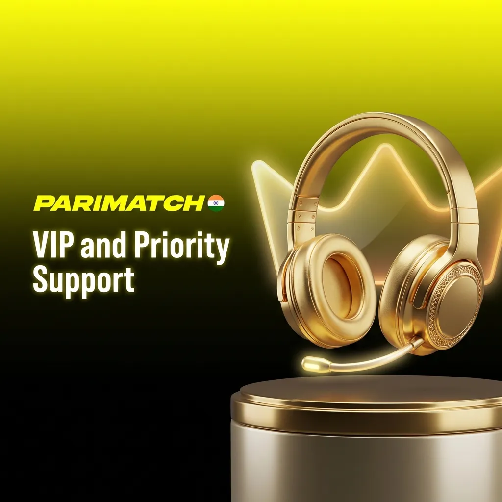 Parimatch VIP priority support access with a personal account manager.