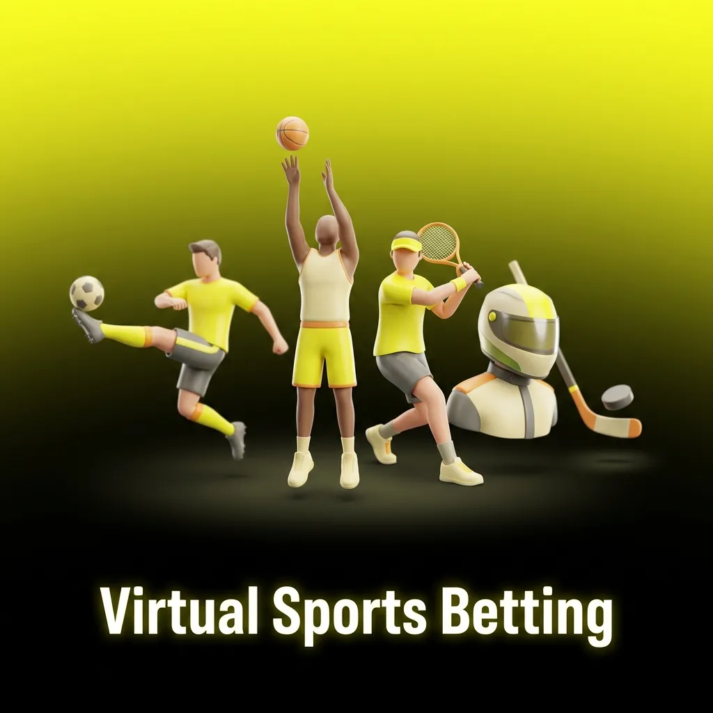 Virtual sports betting on simulated football, cricket, and racing events.