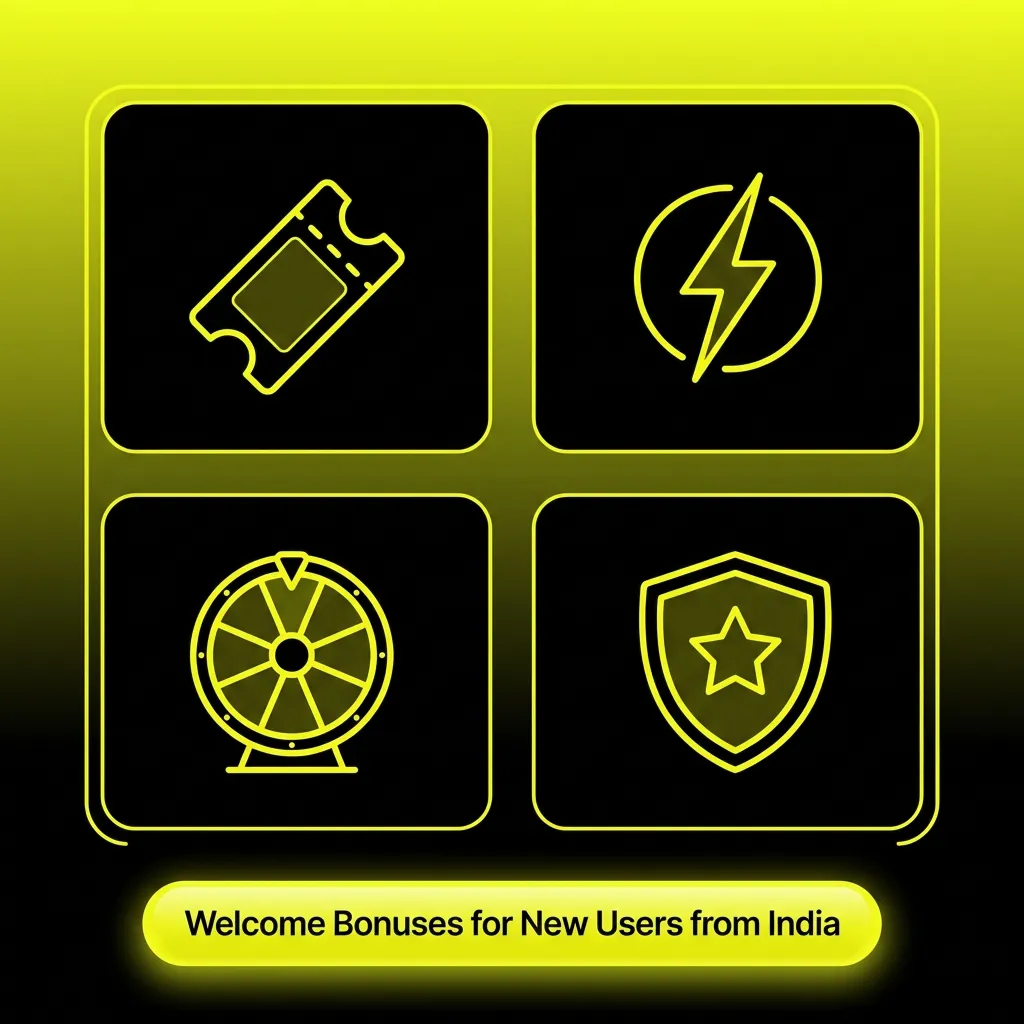 Welcome bonuses for India: 150% Slots bonus up to ₹105,000 and Sports bonus up to ₹20,000.